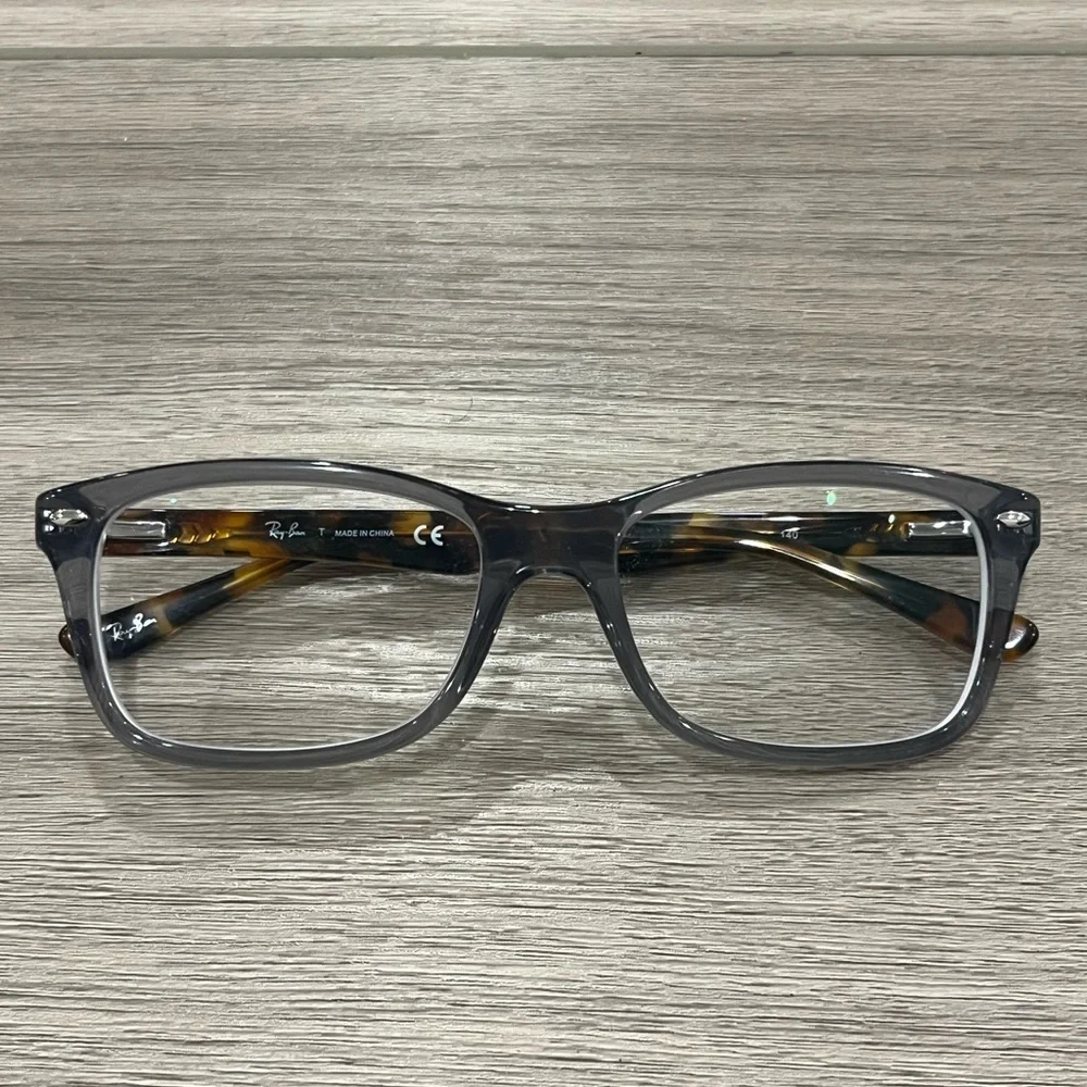 Ray-Ban RB5228 5629 Gray Brown Tortoise Eyeglasses Frame 53-17-140 FRAMES ONLY